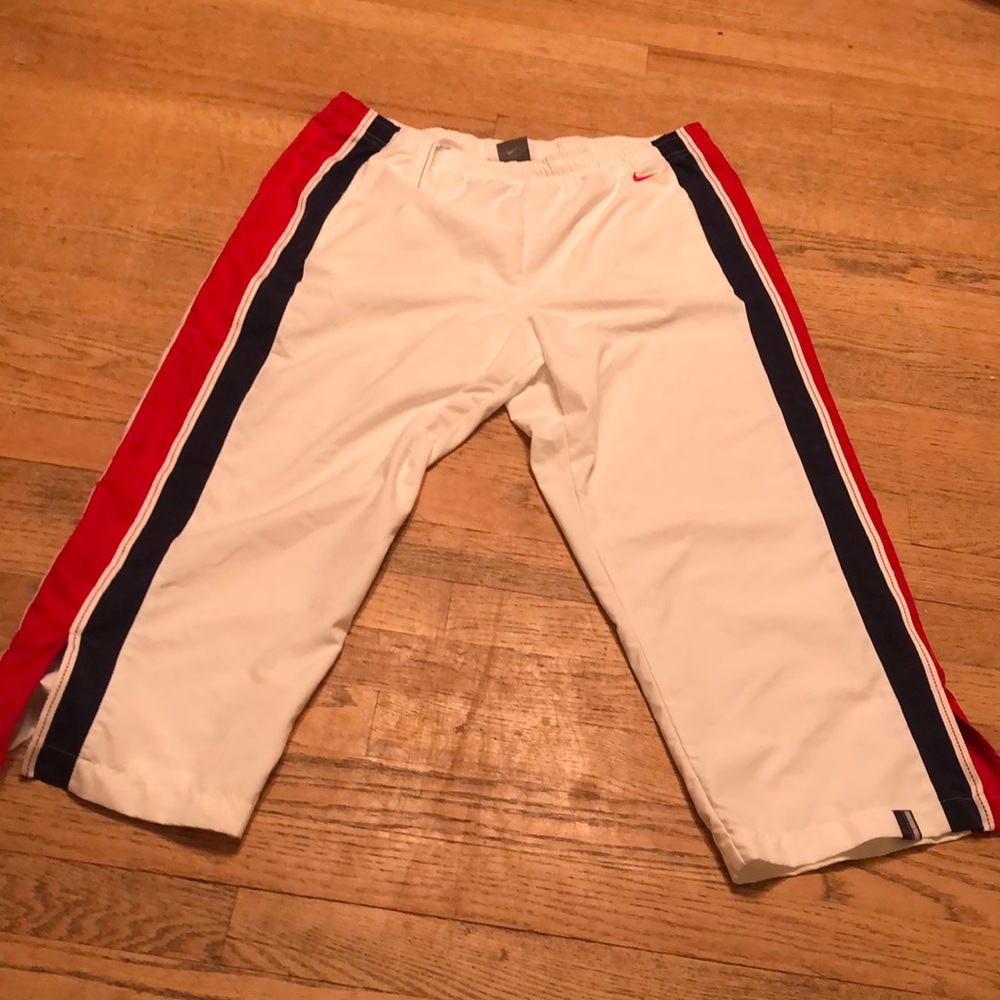 Nike Women's White and Red Joggers-tracksuits